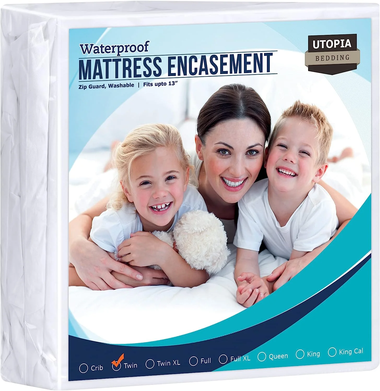 Waterproof and Bed Bug Proof Mattress Encasement | Bulk Pack of 10 (Twin XL)