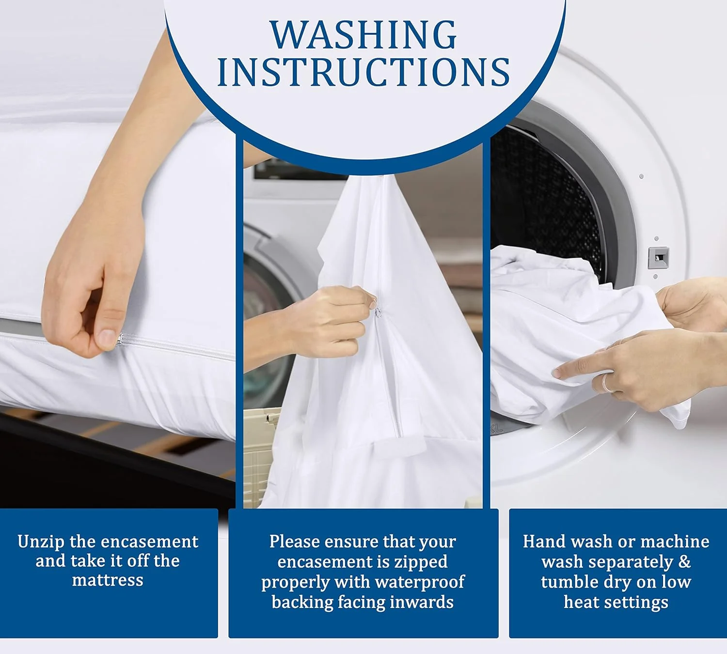 Waterproof and Bed Bug Proof Mattress Encasement | Bulk Pack of 10 (Twin XL)