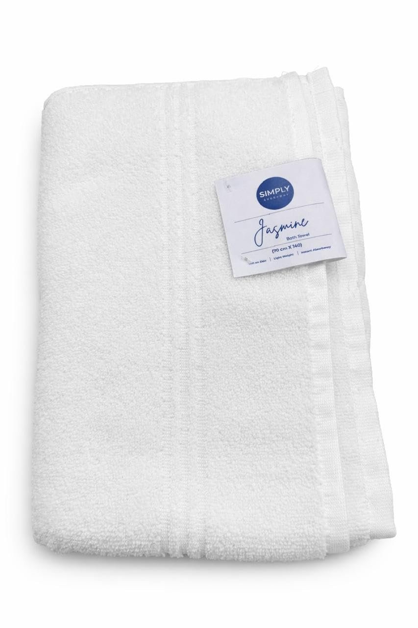 Bath towel white