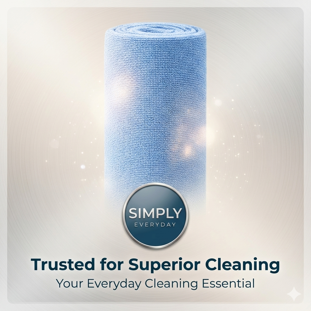Simply Everyday Multiclean Microfiber Wipes 180 GSM (25x25 cm)